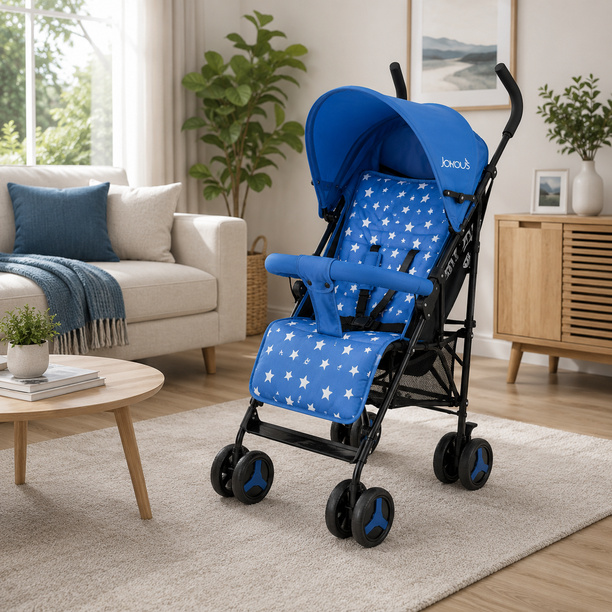 Joyous Ultra Compact Baby Stroller - Blue