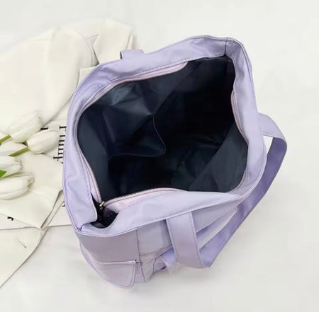 nylon canvas tote bag image 4
