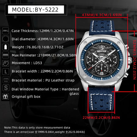 BENYAR 5222 Chronograph - Signature Edition Image 8