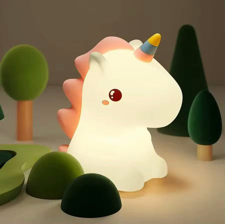 unicorn silicone led night lamp main image