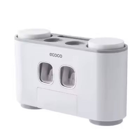 wall mounted toothbrush holder and toothpaste dispenser image 7