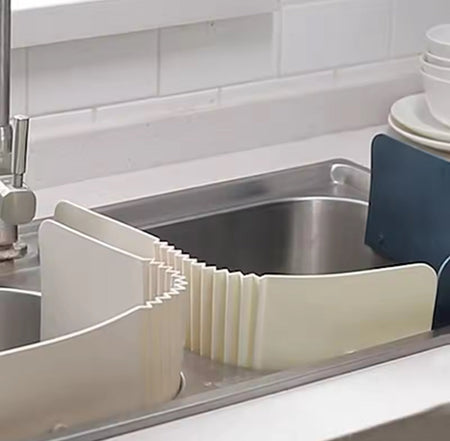 foldable kitchen sink water splash guard image 3