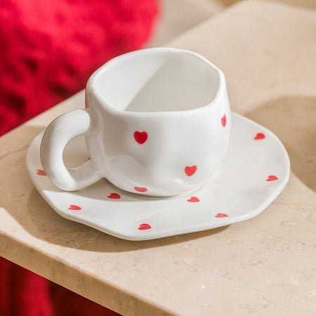 heritage ceramic cup with saucer image 6
