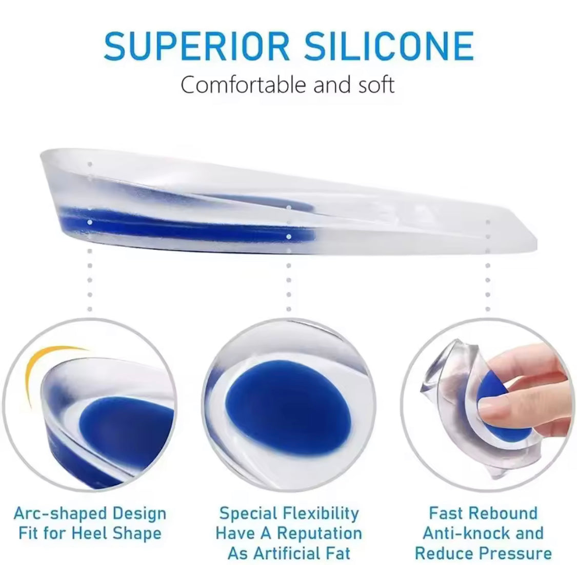 Silicone Gel Soft Insole Cushion - image 7