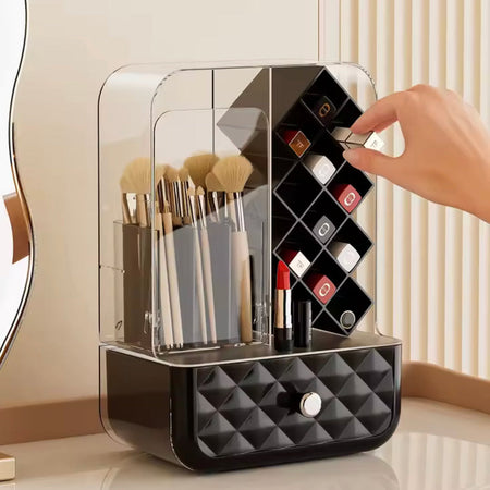 luxury cosmetic organizer with drawer image 4