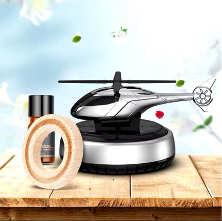 Solar Powered Car Air Freshener Helicopter - image 3