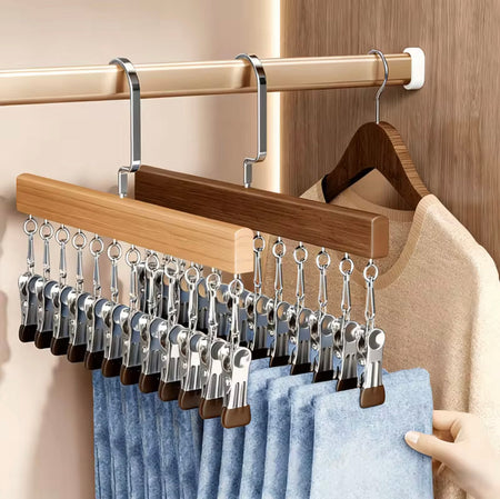 12 clips hanging closet organizer main image