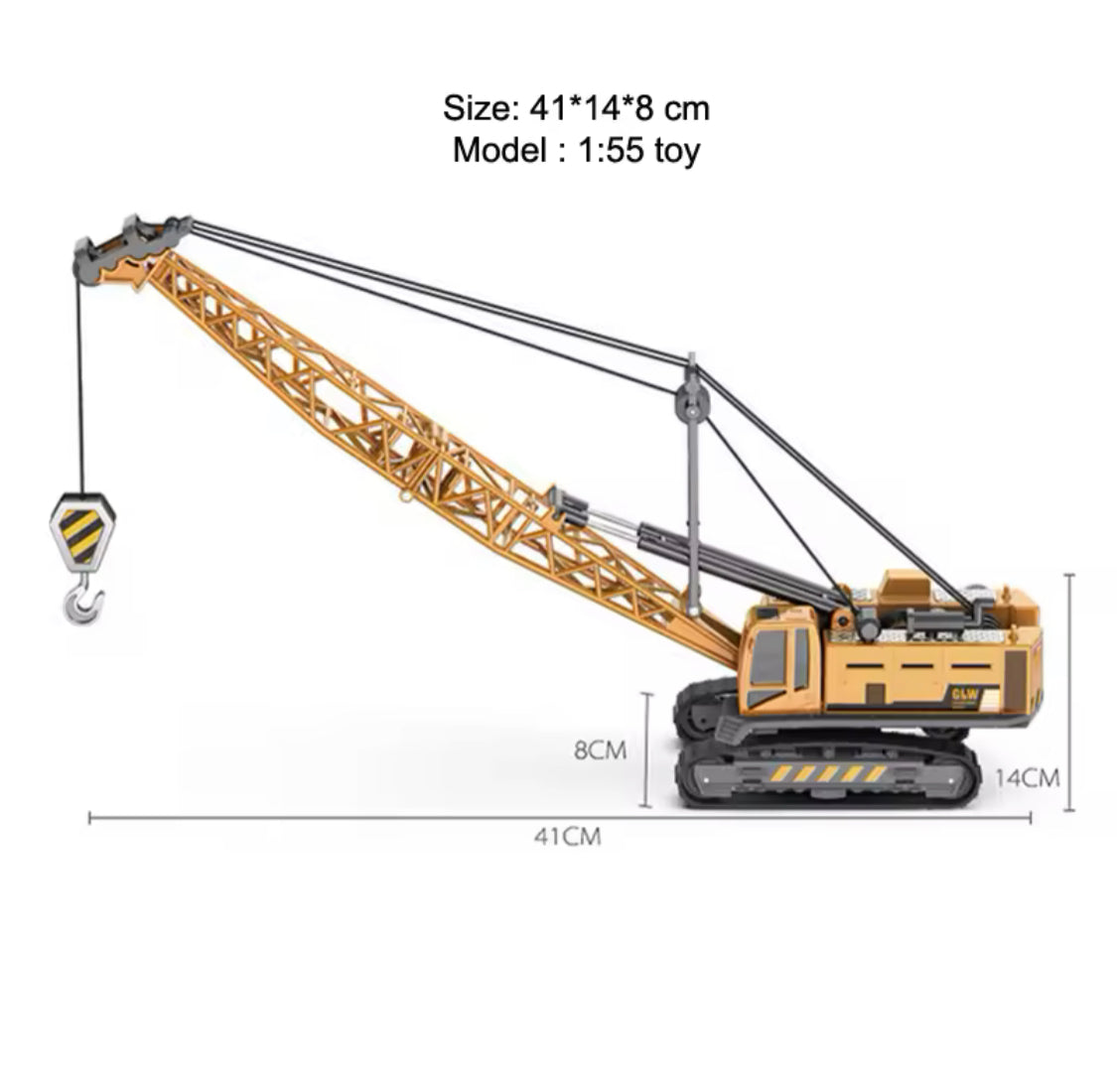 Excavator Crawler Crane Toy - image 5