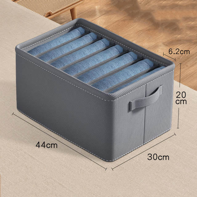 6 compartment clothes & jeans organizer image 6