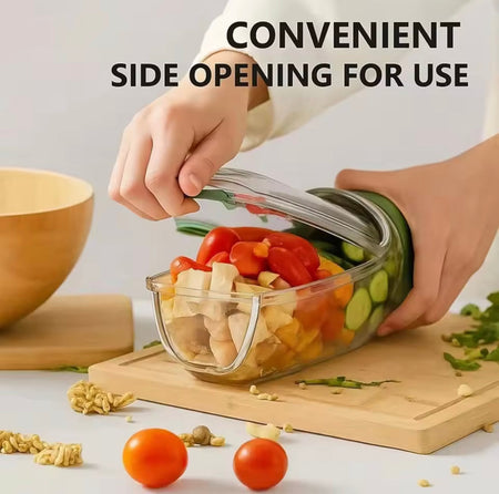 portable plastic salad box image 3