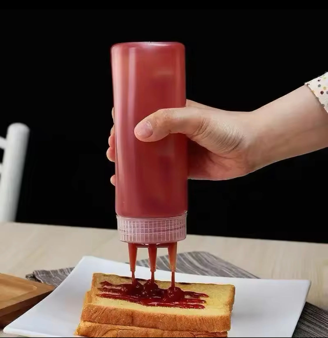 Pack Of 2 Squeeze Sauce Bottle - image 5