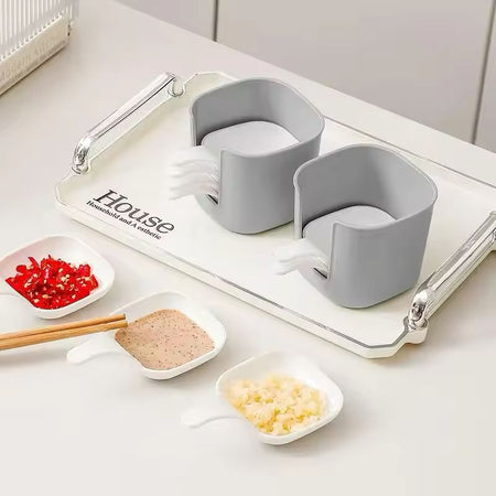 Set Of 6 Plastic Sauce Dish - Image 3