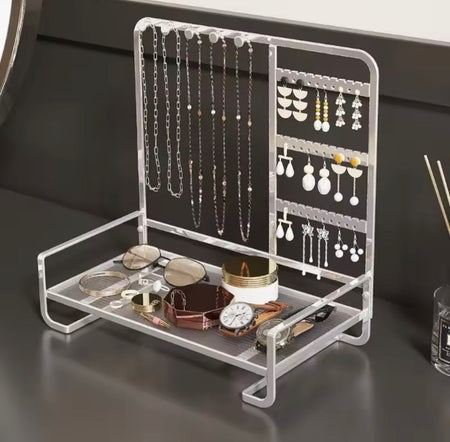 Elegant Metal Jewelry Stand - Main Image