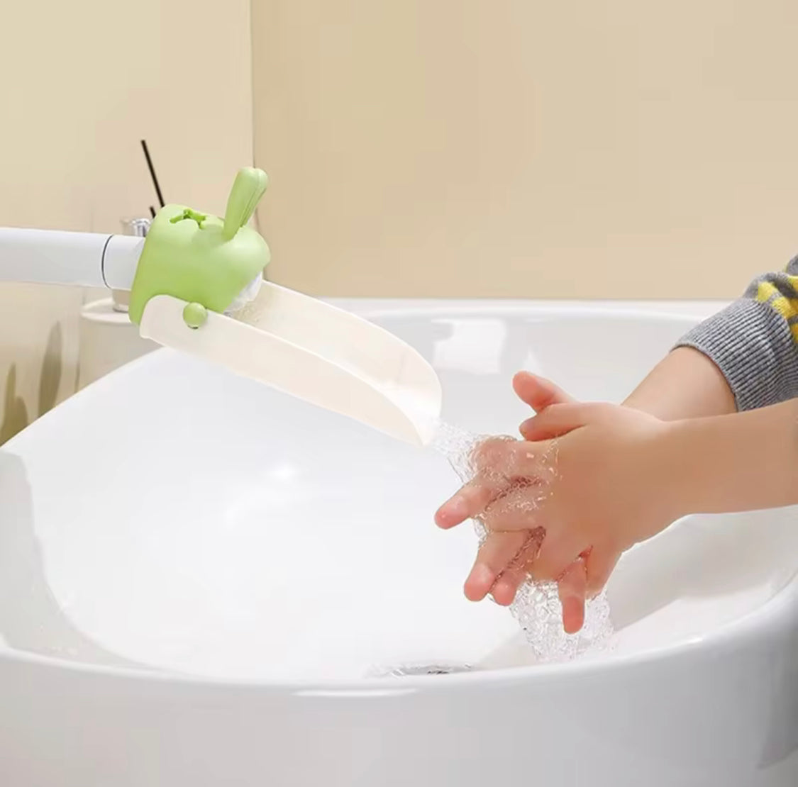 cute cartoon rabbit faucet extender image 2