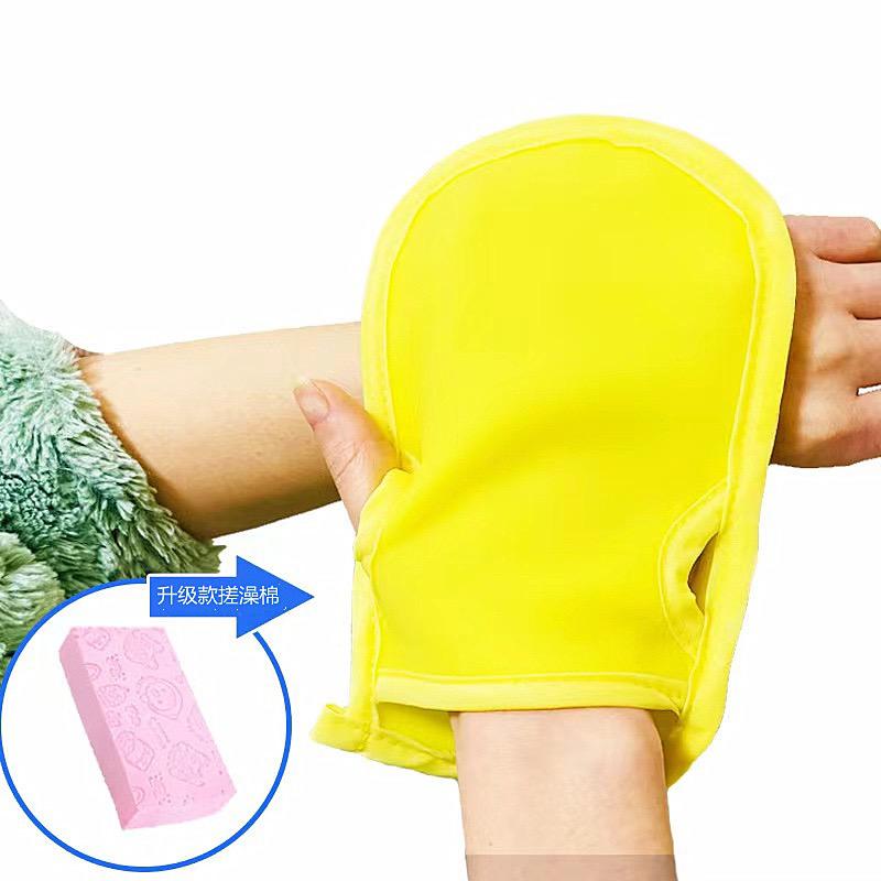 1Pc Body Cleaning Scrubbing Gloves - image 1