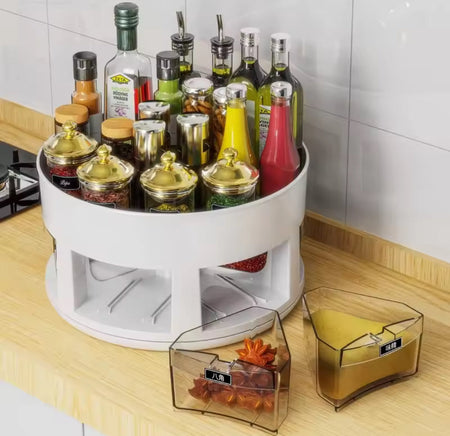 360° rotating spice organizer image 3