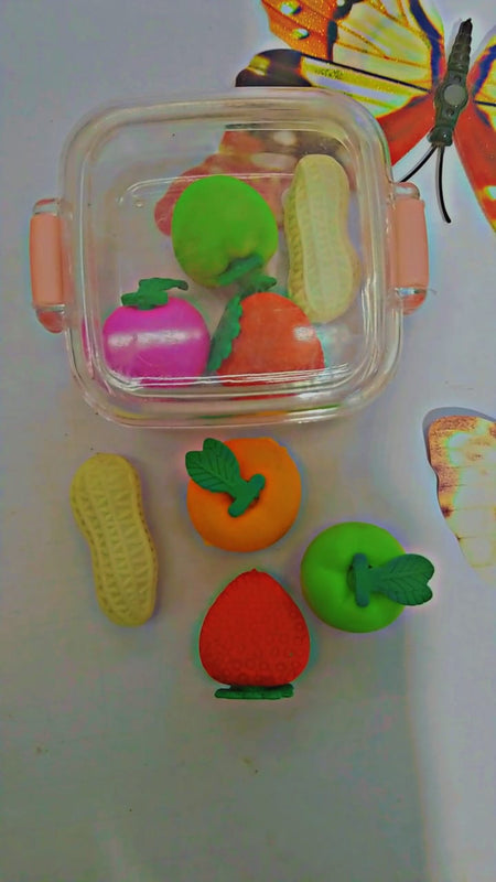 Pack Of 4 Fruit Erasers - Image 2
