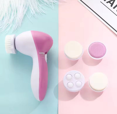 5 in 1 multifunctional face cleansing brush image 2