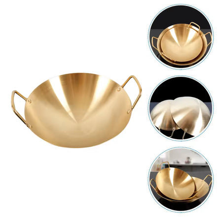 thickened steel cooking pot image 2