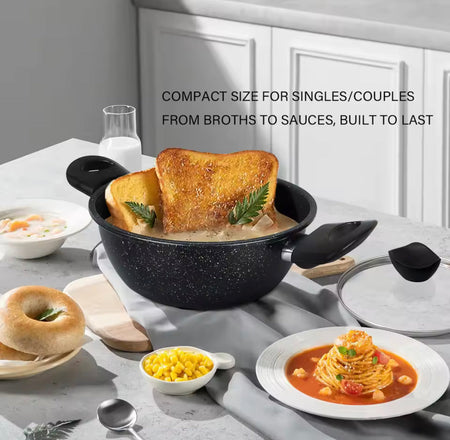 Non Stick Stockpot with Lid - Image 3