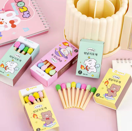 matchstick creative eraser set main image