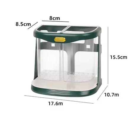 Wall Mounted Chopsticks Holder With Drain Tray - image 6