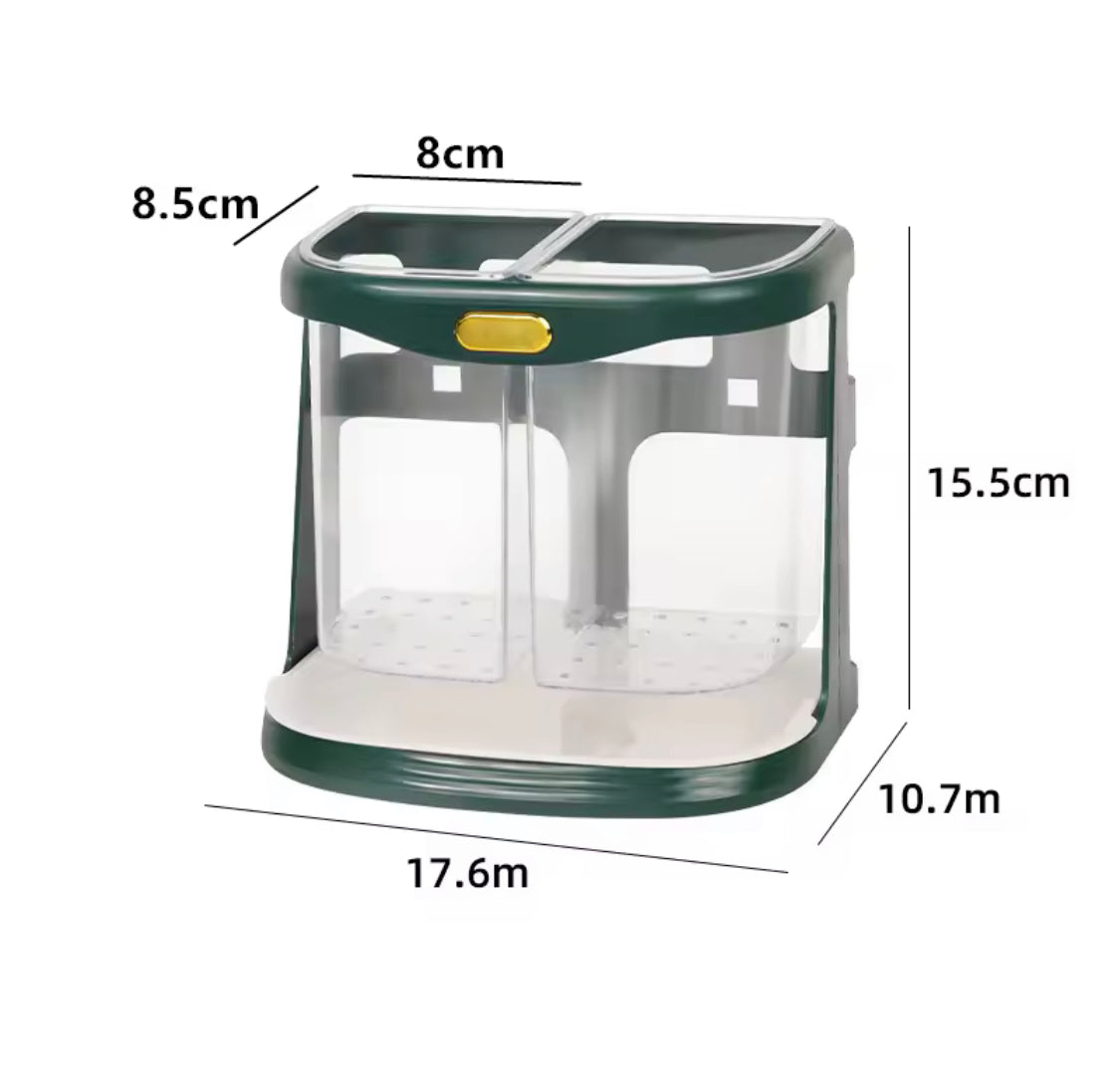 Wall Mounted Chopsticks Holder With Drain Tray - image 6