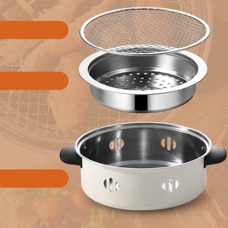 portable barbecue stove with coal grill image 5