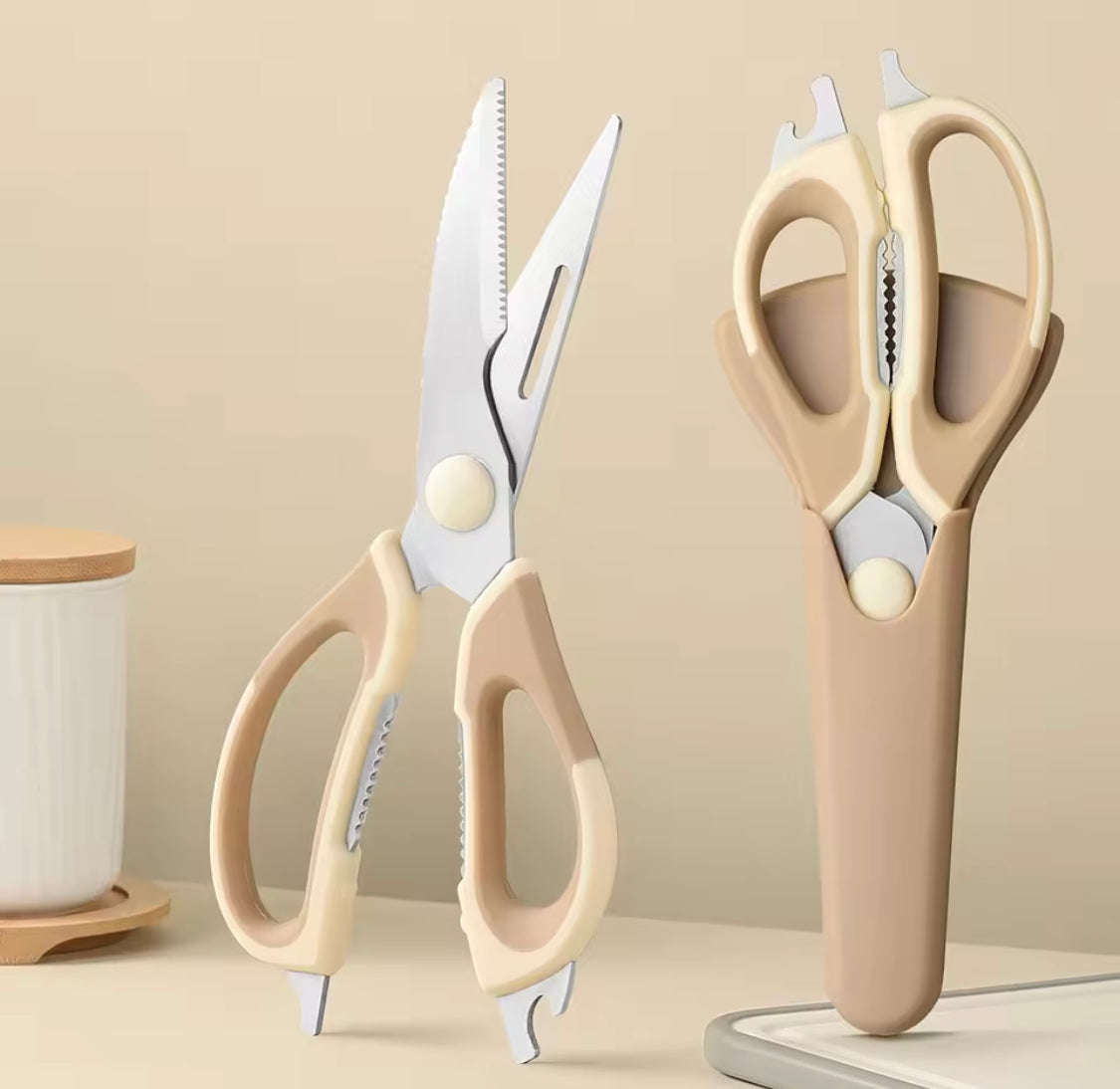 6 in 1 multifunctional kitchen scissors main image