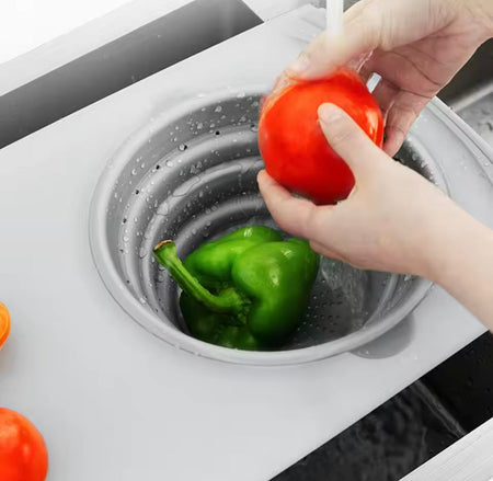 MultiFunctional Cutting Board With Sink Drain Basket - image 2