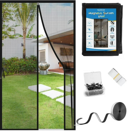 Magnetic Closing Door Screen Net - image 1