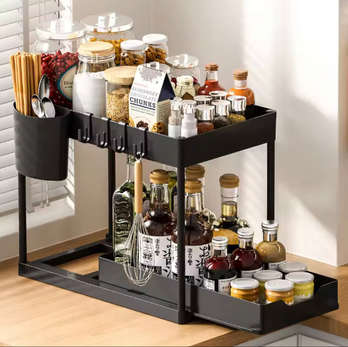 double deck pull out organizer main image