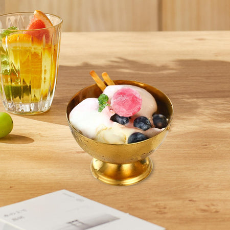 Golden Ice Cream Bowl - Image 2