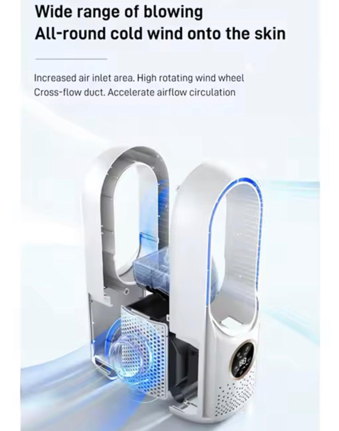adjustable portable air cooling fan image 4