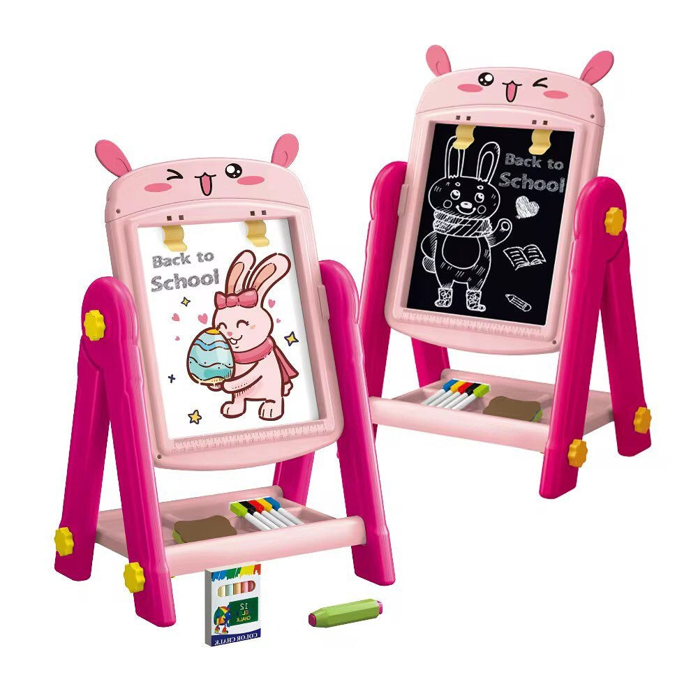 Artist Painter Double Sided Drawing Easel Board Pink