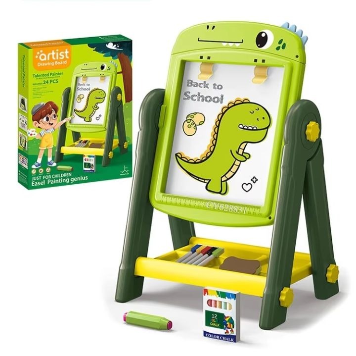 Artist Painter Double Sided Drawing Easel Board Green