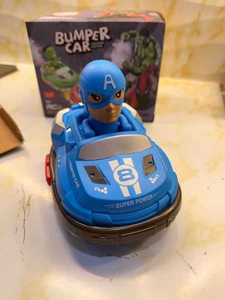 Avengers Superhero R/C Bumper Cars (Set Of 2 Cars With Remote) for 2 Player
