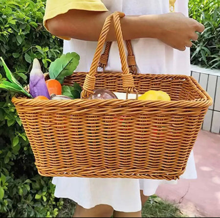 Woven Picnic Basket - image 4