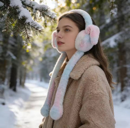 warm furry ear muffs image 4