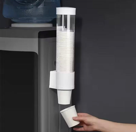 wall mounted automatic cup storage container image 4