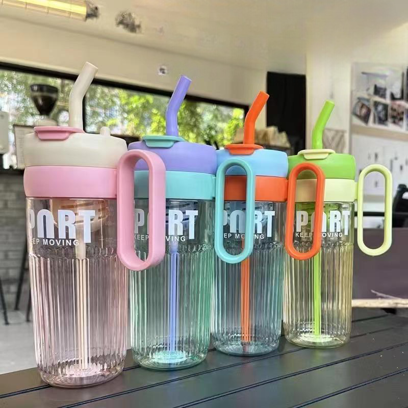 1200ml Water Bottle With Straw - image 1