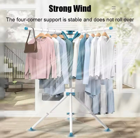 Standing Rack Indoor Garment Clothes - image 2