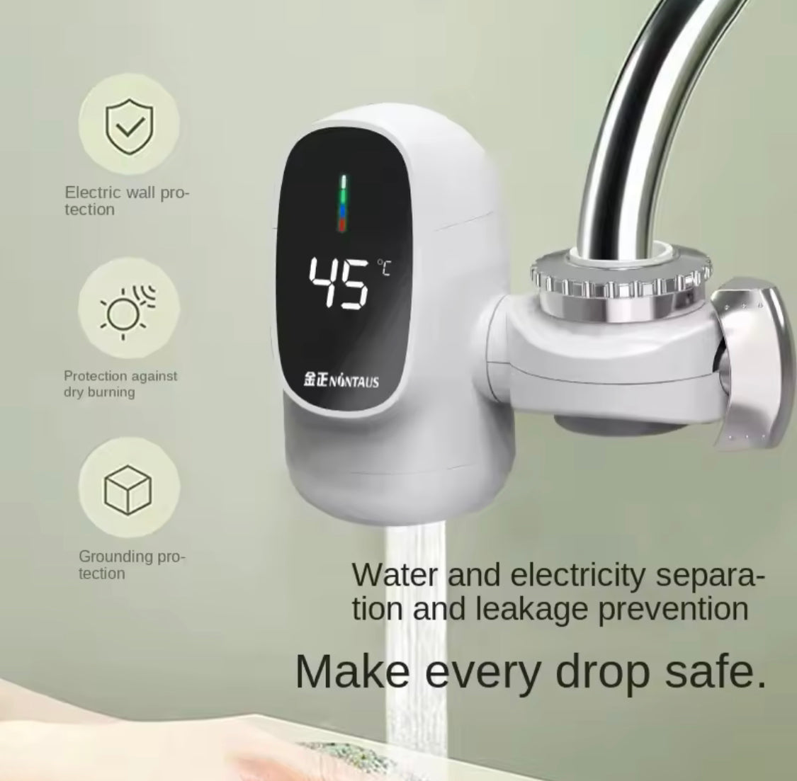Digital Display Kitchen Faucet Adapter - image 2