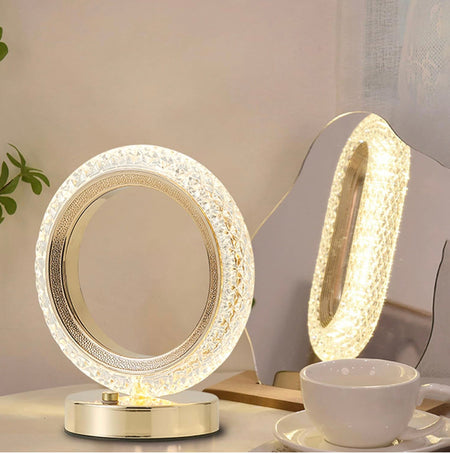 Round Shape Crystal Table Lamp - image 1