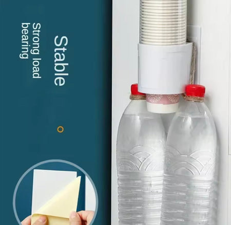 wall mounted automatic cup storage container image 9