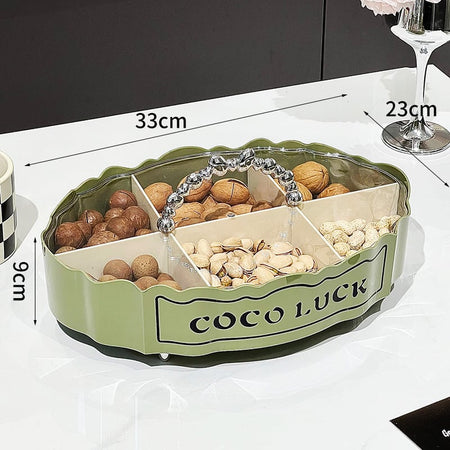 6 grids snacks serving tray image 6