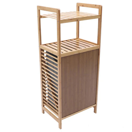laundry hamper with shelf image 3