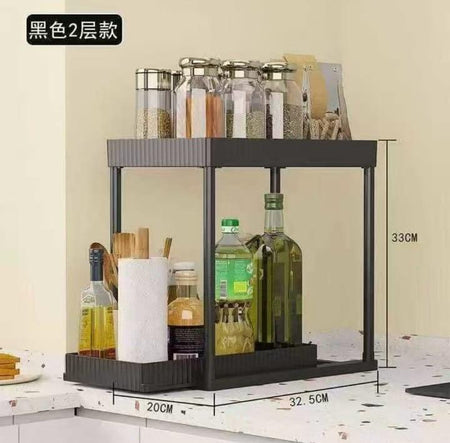 countertop kitchen seasoning shelf image 2