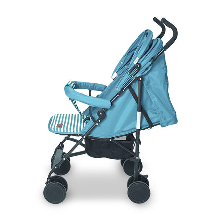 TINNIES LIGHT WEIGHT UMBRELLA STROLLER - GREEN STRIPPED - T054-020