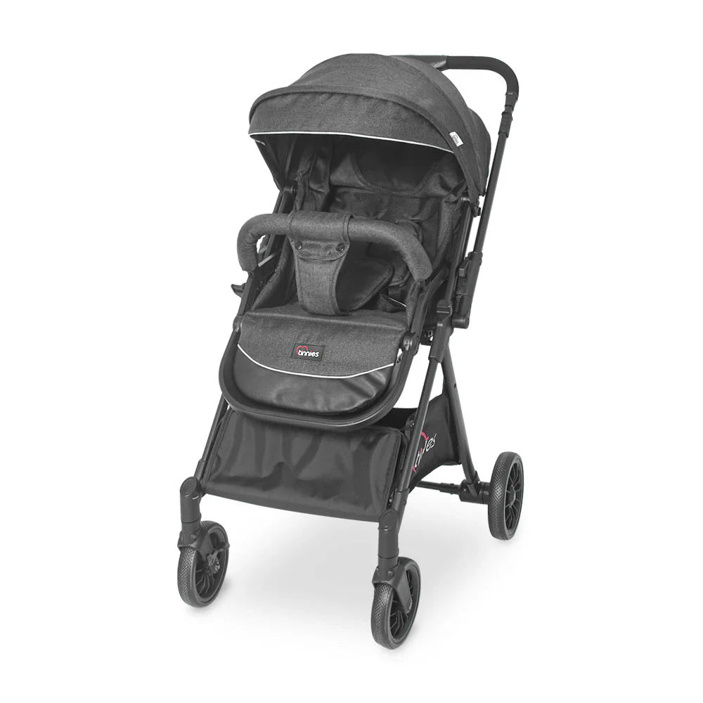 TINNIES LIGHTWEIGHT FOLDABLE BABY STROLLER – REVERSIBLE HANDLE (0–4 YEARS) -  T107-016